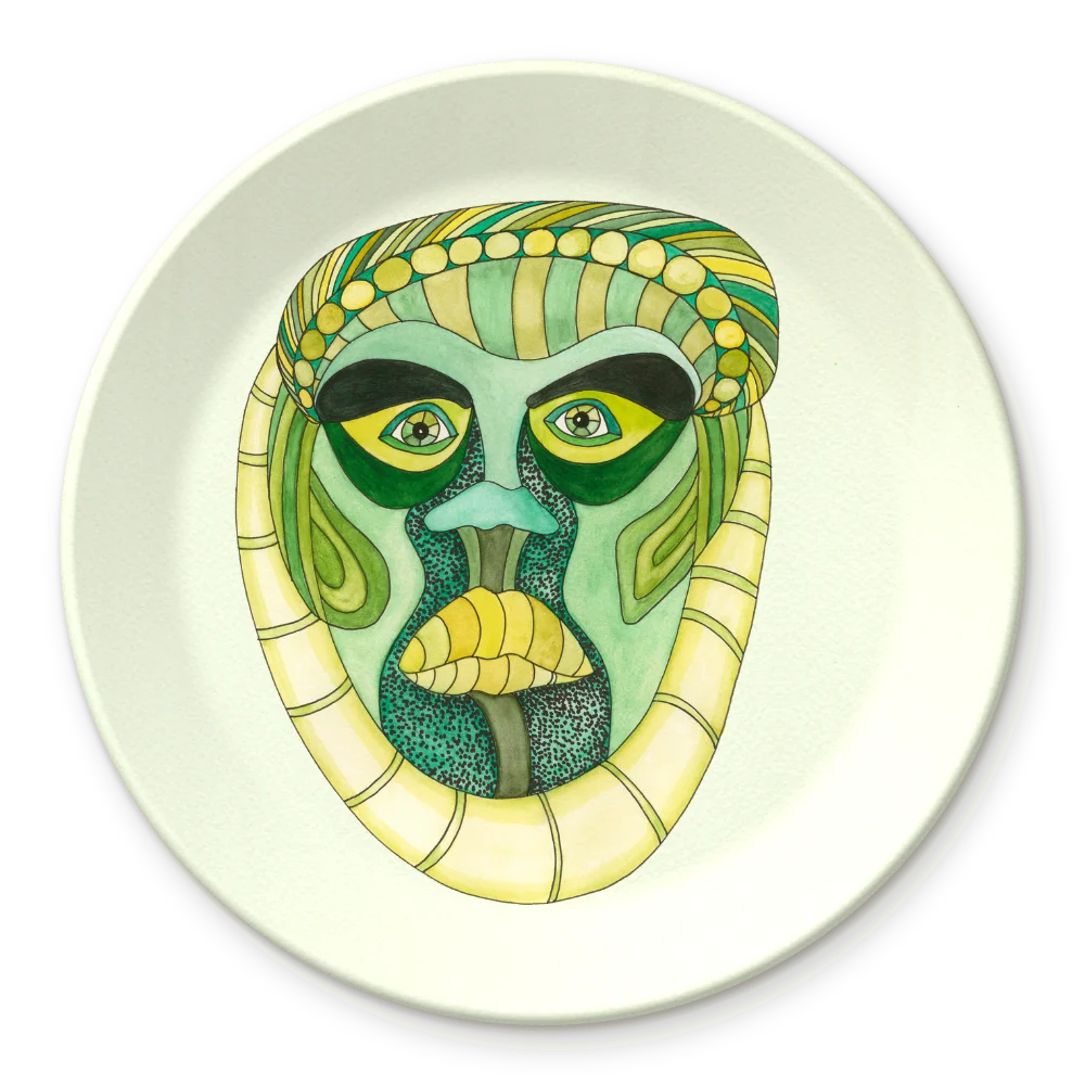 129. Grön mask